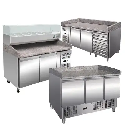Mesas frías para pizza