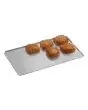 Bandeja perforada de aluminio GN 1/1 cm 53x32,5x1 h - Resistente a temperaturas de hasta 260°C