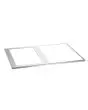Estante de acero inoxidable M2 para SNACKPOINT 200 - Agujero 1: Diseñado para cocina de inducción IK 30S-EB, dimensiones mm L 270 x P 490 - Agujero 2: Diseñado para Bain Marie 1/1 GN, 150 mm, dimensiones mm L 345 x P 545 - Agujeros ventilados - Dimensione