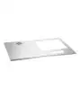 Estante de acero inoxidable M5 para SNACKPOINT 200 - Agujero de corte: Diseñado para wok de inducción IW35-EB, dimensiones del wok: L 330 x P 350 mm, dimensiones del panel de control: L 150 x P 70 mm - Dimensiones del estante mm L 375 x P 575 - 1 canaleta