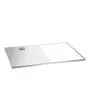Estante de acero inoxidable M6 para SNACKPOINT 200 - Agujero de corte: Diseñado para Bain Marie 1/1 GN, 150 mm, dimensiones mm L 345 x P 545 - Dimensiones del estante mm L 375 x P 575 - 1 canaleta para cables - Dimensiones mm L 755 x P 578 x 15 H - Peso K
