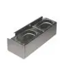 PORTACUBETAS LATERAL - mod.900222 - de acero inox para mod. AUXILIUM y TEPPAN YAKI