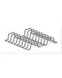 CESTA DE LAVADO PLATOS 8 PLAZAS - ALAMBRE DE RILSAN - Medidas cm 38x38