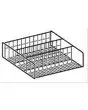 CESTA DE LAVADO VASOS INCLINADOS ALAMBRE DE RILSAN - Medidas A 37 x F 37 x h 14
