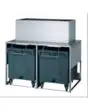 DEPÓSITO DE HIELO - Mod. BIN SC280 - CAPACIDAD DEL CARRO Kg 108x2 - Reserva Kg 50 - Tipos de fabricadores de hielo combinables DN350 - DN650 - DZ475 - DZ950 - HN600 - HN1200 - TN750 - TN1300 - TN1750 - TN3300/ NHU560/ NHU900 - Medidas cm L 156 x P 106 x H