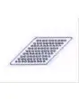 PLANO PERFORADO DE ACERO INOX cm 53X32,5