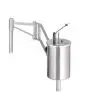 DOSIFICADOR DE MEZCLA - MOD. 1651362 - CON BASE Y SOPORTE - ESTRUCTURA DE ACERO INOXIDABLE 18/10 - Capacidad del depósito lt 6 - Medidas Cm L 42 x P 33 x h 50