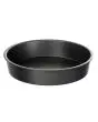 Bandeja de cocción de aluminio fundido antiadherente con borde alto - Fondo liso - Adecuada para calentar sopas y guisos - Dimensiones cm 21x21x4,2h