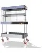 Carro inox con travesaños inferiores para Mod. ISOLAV2