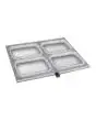 MOLDE DE N. 4 ENVASES - GASTRONORM 1/8 (cm 16,2 x 13,1) - PARA MOD. SEAL400 DIGIT