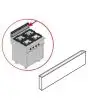 EXTENSIÓN PARA CHIMENEAS MEDIDAS cm A 40 x F 5 x 17 H
