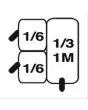 JUEGO DE CESTAS N. 2 x 1/6 GN + N. 1 x 1/3 GN