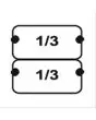 JUEGO DE CESTAS N. 2 x 1/3 GN
