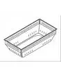 SOPORTE para CUBETAS de HELADOS cm 36x16,5 en lugar de 2 pozos