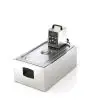 CUBA INOX CON TAPA GN 1/1 H. 20cm - Capacidad 21 lt - Medidas cm 56,5 x 36 x 20 h