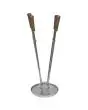 Parrilla de acero inoxidable cm 58.2 x 54.3 con asas para Mod. Churrasco