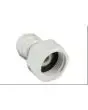 CONECTOR RÁPIDO (terminal recto hembra) tubo 3/8 tuerca 5/8 + CONECTOR RÁPIDO (terminal recto hembra) tubo 3/8 tuerca 1/2 - Colocados en el acoplador 1 para el gas y 1 para el producto - confección de 10 unidades cada uno