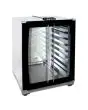 FERMENTADORA DE ACCIONAMIENTO MANUAL - Mod. XLT133 - Capacidad n. 8 bandejas cm 46x33 - Distancia entre bandejas cm 7 - Temperatura max 70°C - Alimentación monofásica 230V/1/50-60Hz - Potencia kW 1,2 - Dimensiones cm L 60 x P 65 x 75,7 h - Peso Kg 22