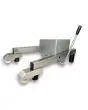 Kit básico con ruedas para modelo BE-20/30/40 - Estructura de acero inoxidable - Con palanca - Diseñado para aquellos que necesitan mover continuamente la batidora planetaria