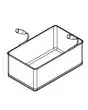 N. 1 CESTA GN 1/1 - Dimensiones cm L 29 x P 49 x 20 H