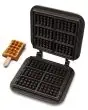 PLACA INTERCAMBIABLE - FORMA: N. 6 WAFLES RECTANGULARES cm L 8 x P 6 x h 2,5 - DE HIERRO FUNDIDO