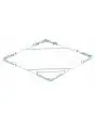 SOPORTE PARA CANASTA REDONDA - DIMENSIONES cm 40 x 40