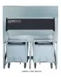 CONTENEDOR DE HIELO - Mod. BCS 600 - CAPACIDAD DEL CONTENEDOR Kg 617 - Estructura de Acero inox AISI-304 - Carro excluido - Tipos de fabricadores de hielo compatibles SS 150, GRF 310, FD/HD 215, FD/HD 415 MN, FD/HD 415 TR, GRN 310 - Dim. cm L 152,4 x P 10