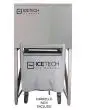 CONTENEDOR DE HIELO - Mod. BCS 150 - CAPACIDAD DEL CONTENEDOR Kg 140 - Estructura de Acero inox AISI-304 - Carro excluido - Tipos de fabricadores de hielo compatibles SS 150, GR 220, GRF 310, FD/HD 215, FD/HD 315 SLIM, FD/HD 415 MN, FD/HD 415 TR, GRN 310 