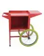 CARRO DE SOPORTE para MÁQUINA PER POPCORN - Mod. CAR 6 - Medidas cm A 69,6 x F 36,4 x 84,7h - Peso Kg 10 - Homologación CE