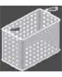 CESTA PARA CUECEPASTAS 1/3 TRASVERSALE A DUE IMPUGNATURE - Dimensiones cm L 28,8 x P 16,3 x 21,5 h