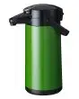 TERMO FURENTO - VASIJA INTERIOR DE ACERO INOX, CONTENEDOR EXTERIOR DE ACERO INOX - COLORE VERDE METALIZADO - CON BOMBA - CONTIENE HASTA 2,2 LITROS DE TÉ O CAFÉ A LA TEMPERATURA JUSTA CONSERVADO TODO EL AROMA - DIMENSIONES mm ø 164 x 378 h