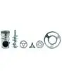 GRUPO PICADOR UNGER PARCIAL DE ACERO INOX compuesto por: BOCA, ESPIRAL SINFIN, VOLANTE, PLACA Y CUCHILLA. PARA MOD. 22