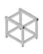 Soporte de acero inoxidable con patas ajustables para apilar dos Oracles - Dimensiones cm L 48 x P 56 x 55 h
