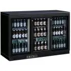 EXPOSITOR VITRINA REFRIGERADO DE CHAPA BARNIZADA Y ALUMINIO - PARA BEBIDAS - Mod. G-BC3PS - VENTILADO - CAPACIDAD Lt 335 - N. 1 PUERTA DE CRISTAL - TEMPERATURA +2°/+8°C - Medidas cmL 135 x F 53,5 x h 92 - CE