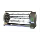 ASADOR PLANETARIO A LA BRASA EMPOTRABLE EN CHIMENEA - MOD. CAMINO42/P - CAPACIDAD N.42 POLLOS - N. 2 motores - Discos planetarios inox - N. 6 espadas con trinchadores cm 111,5 - Medidas: cm A 139,5 x F 49 x 64,6 h - CE