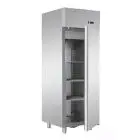ARMARIO FRIGORÍFICO DE ACERO INOXIDABLE AISI 304 - VENTILADO - Mod. BG07EBT - GASTRONORM 2/1 - CAPACIDAD LT 700 - N. 1 PUERTA - TEMPERATURA -18°/-22°C - Medidas cm L 71 x P 80 x h 203/210 - Norma CE