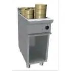 VAPORERA DIM SUM ELÉCTRICA - MOD. N9WUZ400DC - Estructura de acero Inox - Armario abierto - Encimera redondeada de acero Inox - cuba GN 1/1 + 1/3 cm 20h - Bandeja perforada de acero Inox para apoyar cestas de bambú - Potencia eléctrica kW 12,0 - Alimentac