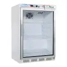 ARMARIO DE REFRIGERACIÓN DE CHAPA BARNIZADA Y ABS - ESTÁTICO - ECO - Mod. G-ER200G - N. 1 PUERTA DE CRISTAL - CAPACIDAD Lt 130 - TEMPERATURA +2°/+8°C - Medidas cm A 60 x F 58,5 x h 85,5 - CE