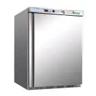 ARMARIO FRIGORÍFICO DE ACERO INOX AISI 430 Y ABS - ESTÁTICO - ECO - Mod G-ER200SS - N. 1 PUERTA - CAPACIDAD BRUTA LT 130 - TEMPERATURA +2º/+8ºC - Medidas cm A 60 x F 58,5 x h 85,5 - CE
