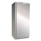 ARMARIO FRIGORÍFICO DE ACERO INOX AISI 430 Y ABS - ESTÁTICO - ECO - Mod. G-ER600SS - N. 1 PUERTA - CAPACIDAD BRUTA LT 555 - TEMPERATURA +2º/+8ºC - Medidas cm A 77,7 x F 69,5 x h 189,5 - CE