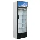 ARMARIO DE REFRIGERACIÓN SNACK DE CHAPA BARNIZADA Y ALUMINIO - PARA SNACK - ESTÁTICO - Mod. G-SNACK290SC - CAPACIDAD Lt 290 - N. 1 PUERTA DE CRISTAL - TEMPERATURA +2°/+8°C - Medidas cm A 59,5 x F 57,5 x h 183 - CE