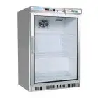 ARMARIO DE REFRIGERACIÓN DE ACERO INOX - ESTÁTICO - ECO - Mod. G-ER200GSS - N. 1 PUERTA DE CRISTAL - CAPACIDAD Lt 130 - TEMPERATURA +2°/+8°C - Medidas cm A 60 x F 58,5 x h 85,5 - CE