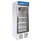 ARMARIO DE REFRIGERACIÓN DE CHAPA BARNIZADA - PARA SNACK - ESTÁTICO - ECO - Mod. G-SNACK340TNG - CAPACIDAD Lt 331 - N. 1 PUERTA DE CRISTAL - TEMPERATURA +2°/+8°C - Medidas cm A 66 x F 65 x h 191 - CE