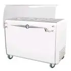 CONSERVADORA PARA HELADOS EN POZZETTI - MOD. VIA VENETO 8C - Capacidad LT. 350 - Temperatura -5°/-20°C - Medidas cm A 131,8 x F 69 x h 98,4 - Cobertura transparente incluido - CE