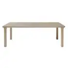 MESA TRIPLE EXTENSIBLE - MOD. 1889 - TABLERO y PATAS con superficie elaborada en trenzas de tecnopolímero - Patas cuadradas con núcleo de aluminio mm 80x80 - Para INTERIORES/EXTERIORES - Med. cm L 170 x P 100 x H 75