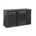 NEVERA BAJOBARRA PARA BEBIDAS - Mod. QB 200 - Temperatura +2°/+8°C - Capacidad lt. 315 - Alimentación MONOFÁSICAV230/1 - POTENCIA W 224 - DIMENSIONES cm. L 146 x P 51,5 x h 86 - Peso Kg. 91