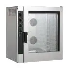 HORNO A GAS MIXTO DE CONVECCIÓN Y VAPOR DIRECTO PARA GASTRONOMÍA Y PASTELERÍA - Mod NECG102 - CONTROL ELECTROMECÁNICO - ALIMENTACIÓN MONOFÁSICA 230/1/50 - POTENCIA KW 19 + 0,6 - CAPACIDAD: 10 X (GN 1/1 ; 60X40) - Distancia entre bandejas cm 7,4 - Medidas 