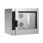 HORNO A GAS DE CONVECCIÓN PARA GASTRONOMÍA Y PASTELERÍA - Mod NEMG72 - CONTROL ELECTROMECÁNICO - CON HUMIDIFICADOR Y DE 2 VELOCIDADES - ALIMENTACIÓN MONOFÁSICA 230/1/50 - POTENCIA KW 16 + 0,6 - CAPACIDAD: 7 X (GN 1/1 ; 60X40) - Distancia entre bandejas cm