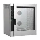 HORNO A GAS DE CONVECCIÓN PARA GASTRONOMÍA Y PASTELERÍA - Mod NEMG102 - CONTROL ELECTROMECÁNICO - CON HUMIDIFICADOR Y DE 2 VELOCIDADES - ALIMENTACIÓN MONOFÁSICA 230/1/50 - POTENCIA KW 19 + 0,6 - CAPACIDAD: 10 X (GN 1/1 ; 60X40) - Distancia entre bandejas 