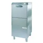 LAVAVAJILLAS PROFESIONAL DE ACERO INOX AISI 304 18/10 - MOD. 4SA - CON BOMBA DE DESAGÜE - ALIMENTACIÓN TRIFÁSICA - PASO ÚTIL ALTURA MÁXIMA cm 37 - CESTA CUADRADA cm 50 x 50 - CICLO 60" / 120"  - Medidas totales cm A 59,4 x F 63,7 x h 133,3